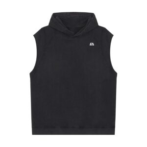 Snow Washed Sleeveless Hoodie