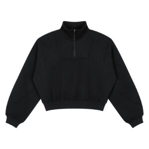 Women’s Loose Fleece Quarter-Zip Sweatshirt