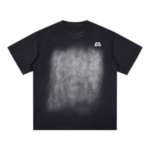 Square Patch Monkey Washed T-Shirt