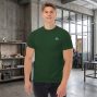 unisex-classic-tee-forest-green-front